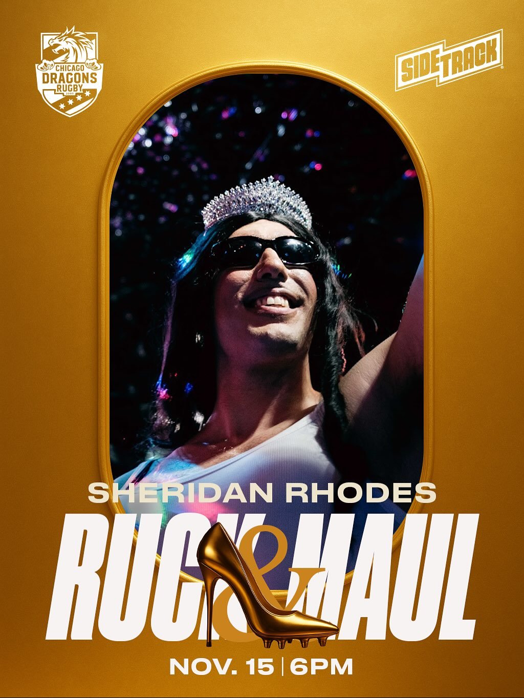 Meet your Ruck &amp; Maul judges, ready to serve looks and verdicts: Lasagna Grande, Stevie Dicks, and Cherry Wood!

Plus, our extra special guest judge, Laura Colangelo!

And presiding as Momager of the evening, the reigning Miss Ruck &amp; Maul her