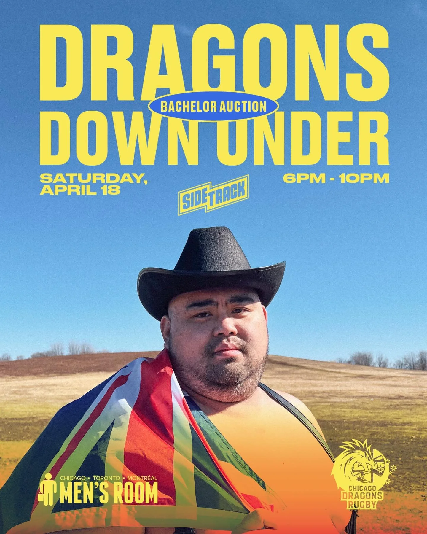 G&rsquo;day mate&hellip; the Dragons are heading to Australia for the Bingham Cup, and we need your help getting there 🇦🇺🐉

Join us for the Bachelor Auction on Saturday, April 18 at @sidetrackbar. This year&rsquo;s theme, Dragons Down Under, bring