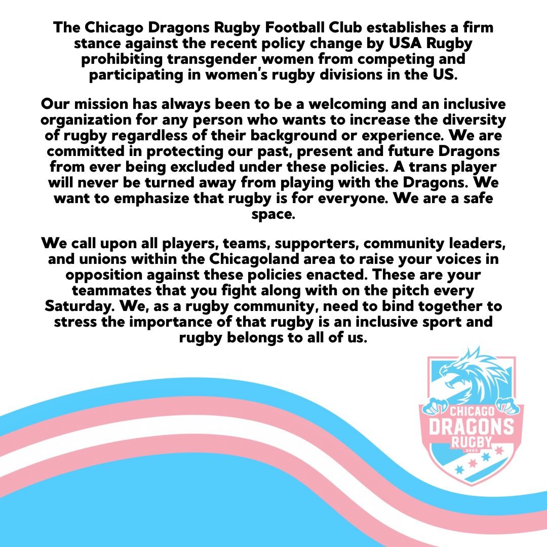 #RugbyforAll &amp; #OnePitchforAll 🏳️&zwj;⚧️ 🐉