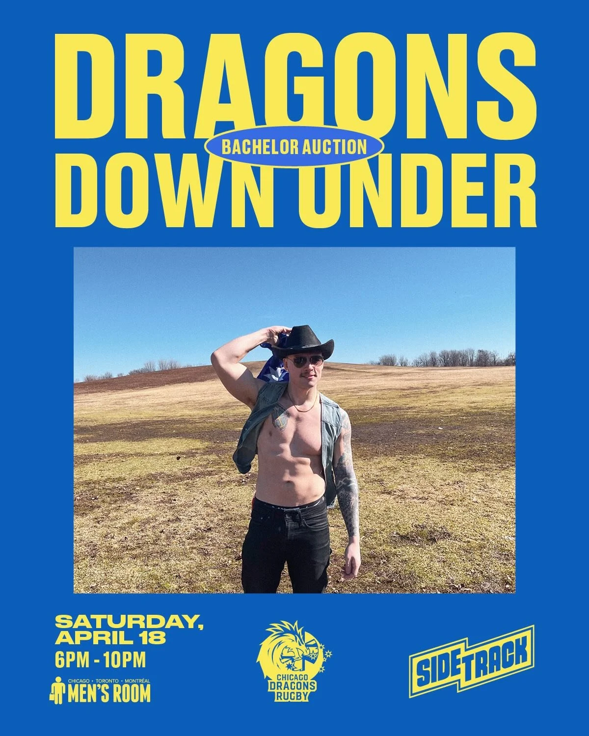 Taylor and RJ have entered the Outback 🐨🔥
Check out their packages at Dragons Down Under, the annual fundraiser supporting the Chicago Dragons!

📍 Sidetrack
📅 April 18 | 6&ndash;10 PM

Dragons Down Under features hunky rugby bachelors representin