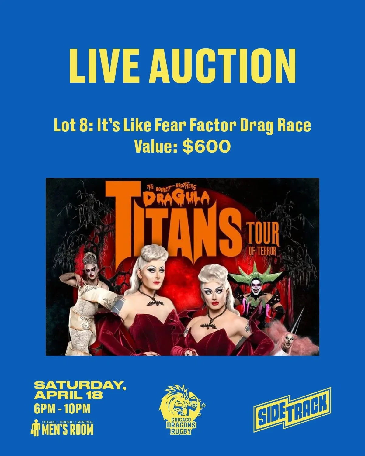 🚨 STOP. GET YOUR TICKET. 🚨

We&rsquo;ve got 4 VIP tickets to The Boulet Brothers Dragula Titans Tour in Chicago thanks to @jaykay4evr 
House of Blues &bull; 4/24

Early entry + meet &amp; greet with the monsters

🎟️ Tickets in bio