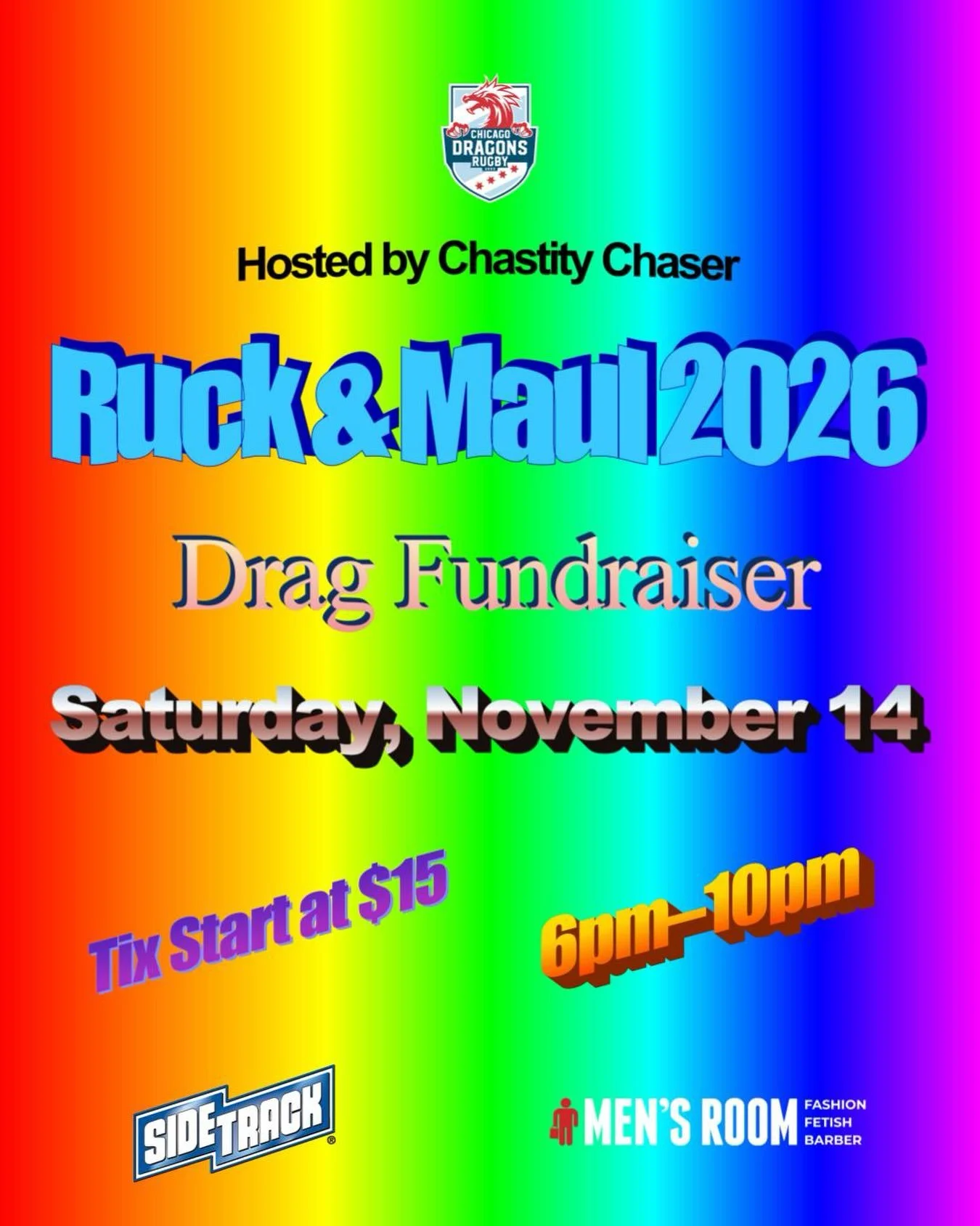 Yes, you saw that right.... It&rsquo;s 2026, and WordArt has officially entered the Ruck &amp; Maul chat! 

This year, we&rsquo;re trading our cleats for heels, getting glammed up, and taking the stage with some fabulous Big Sisters from the Chicago 