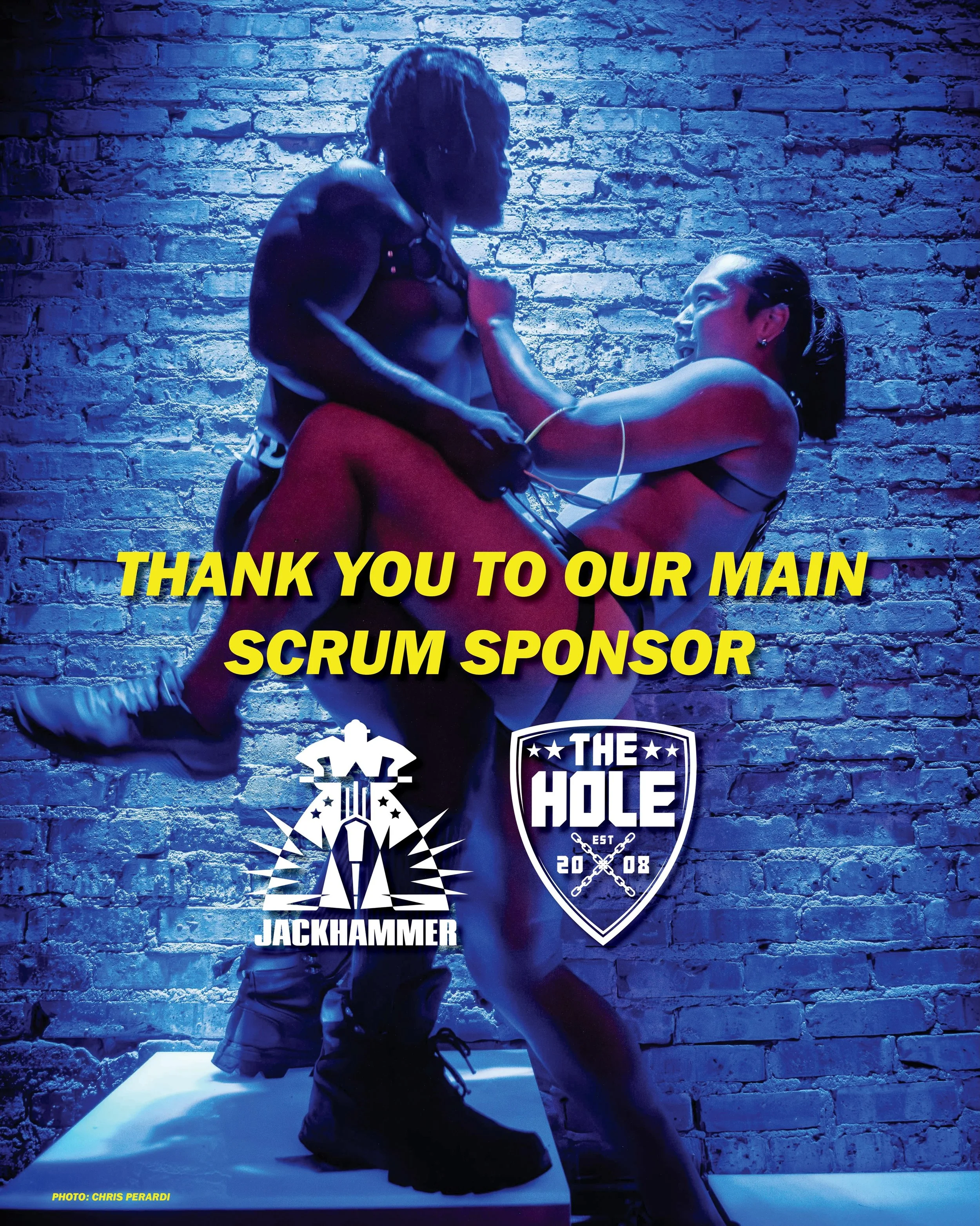 💙 A huge thank you to our longtime sponsor and host, Jackhammer.

SCRUM wouldn&rsquo;t be possible without your continued support, generosity, and belief in what the Chicago Dragons are building for our community.

To the incredible bartenders, barb
