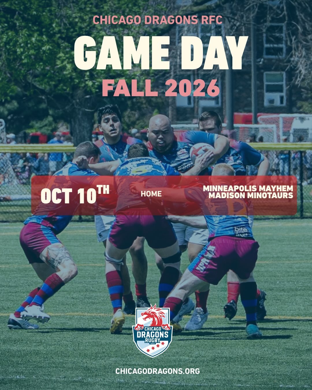 Fall season is HERE! This weekend we&rsquo;re throwing a Round Robin with our friends from @madisonminotaursrugby and @mayhemrugby. Come meet and greet some ruggers the night before at @thenorthendchicago from 7-9pm on Friday 10/9, then kick off at 1