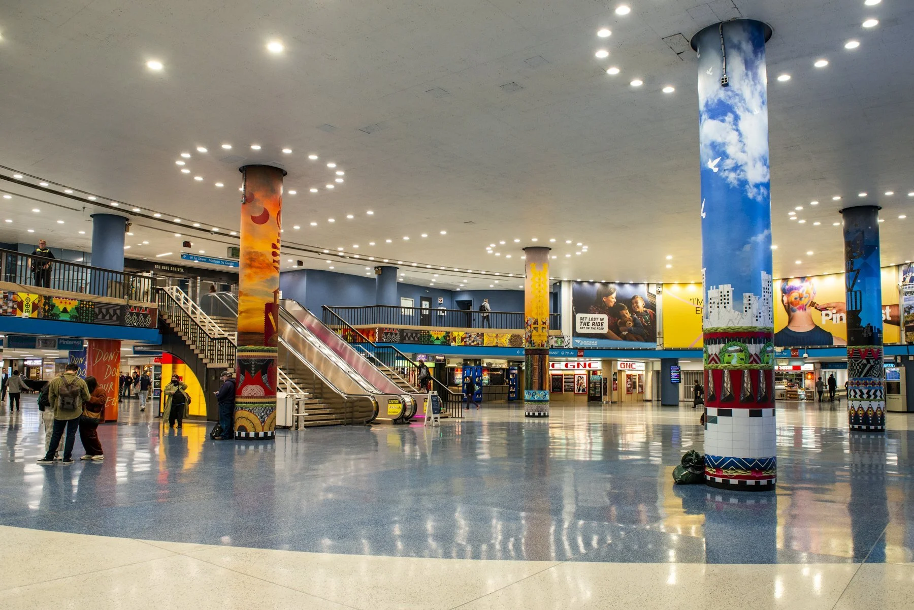 Patchwork Travelers at Penn Station_Dennis RedMoon Darkeem.jpg