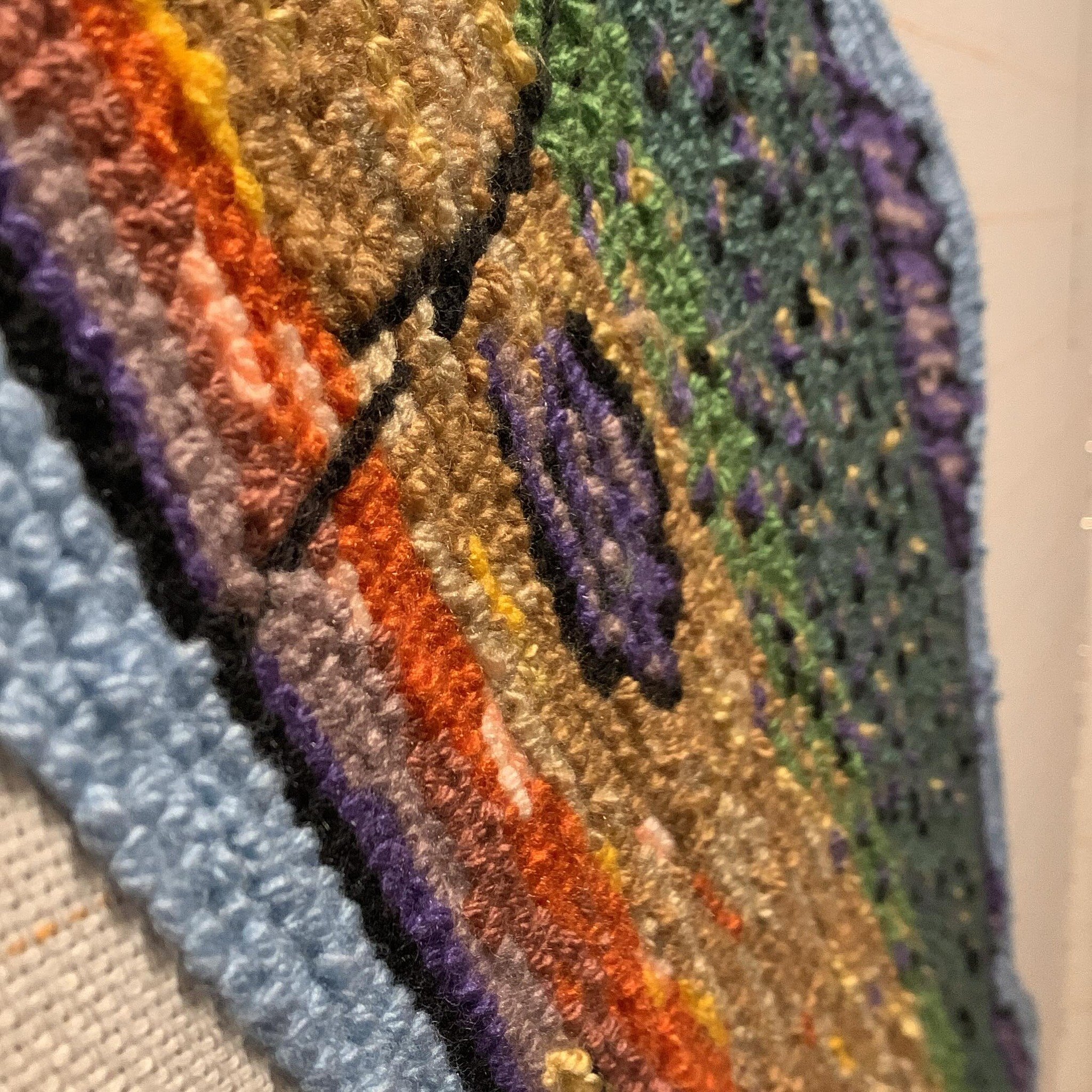 This one nearly got the best of me and I think I ripped out every single stitch at least once &hellip; but it&rsquo;s finally ready for glue!