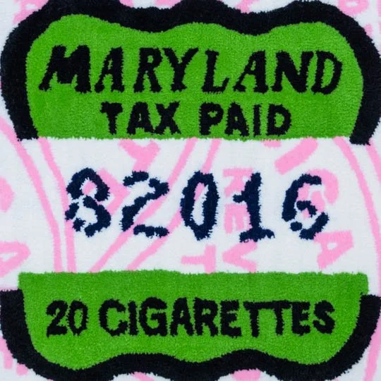 Maryland (tobacco) tax tufting print, small