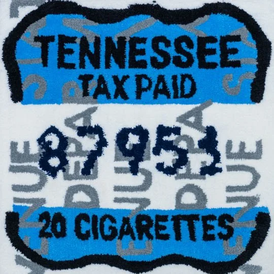 Tennessee (tobacco) tax tufting print, small