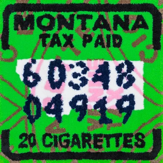 Montana (tobacco) tax tufting print, small