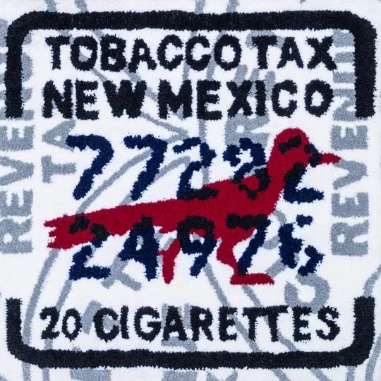 New Mexico (tobacco) tax tufting print, small