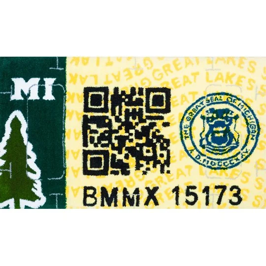 Michigan (tobacco) tax tufting print, small