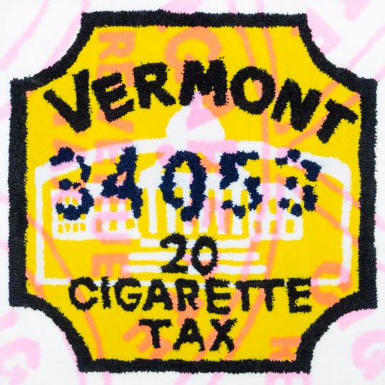 Vermont (tobacco) tax tufting print, small