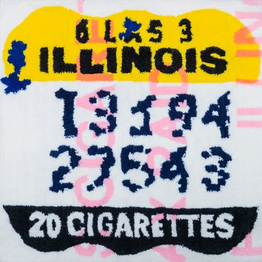 Illinois (tobacco) tax tufting print, small
