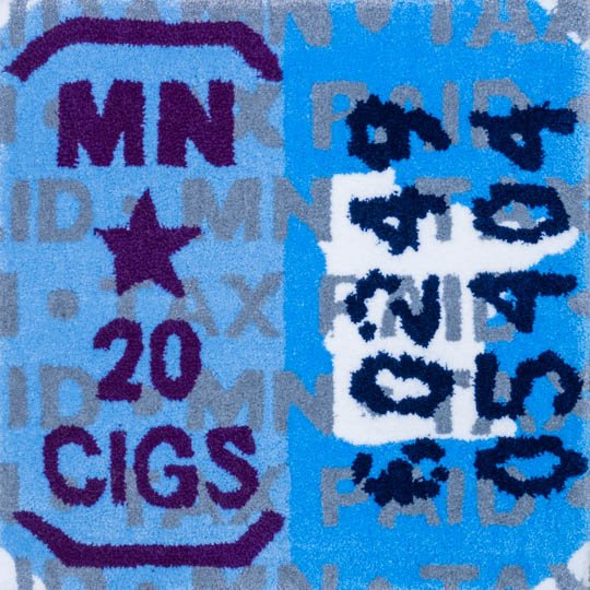 Minnesota (tobacco) tax tufting print, small