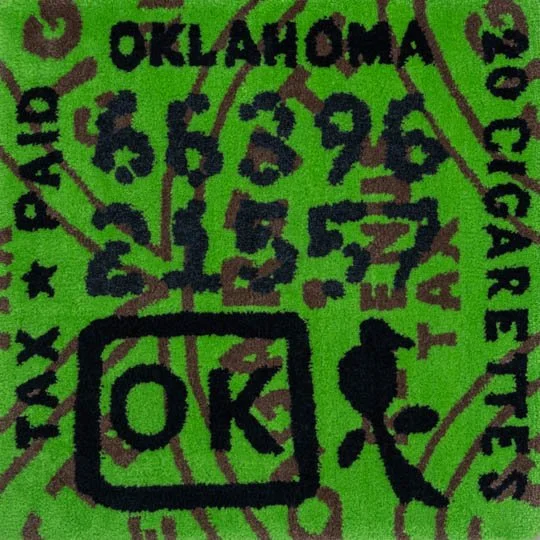 Oklahoma (tobacco) tax tufting print, small