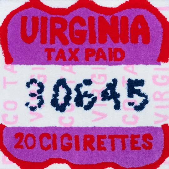 Virginia (tobacco) tax tufting print, small