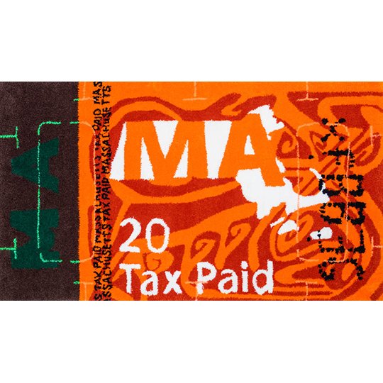 Massachusetts (tobacco) tax tufting print, small