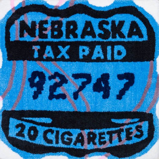 Nebraska (tobacco) tax tufting print, small