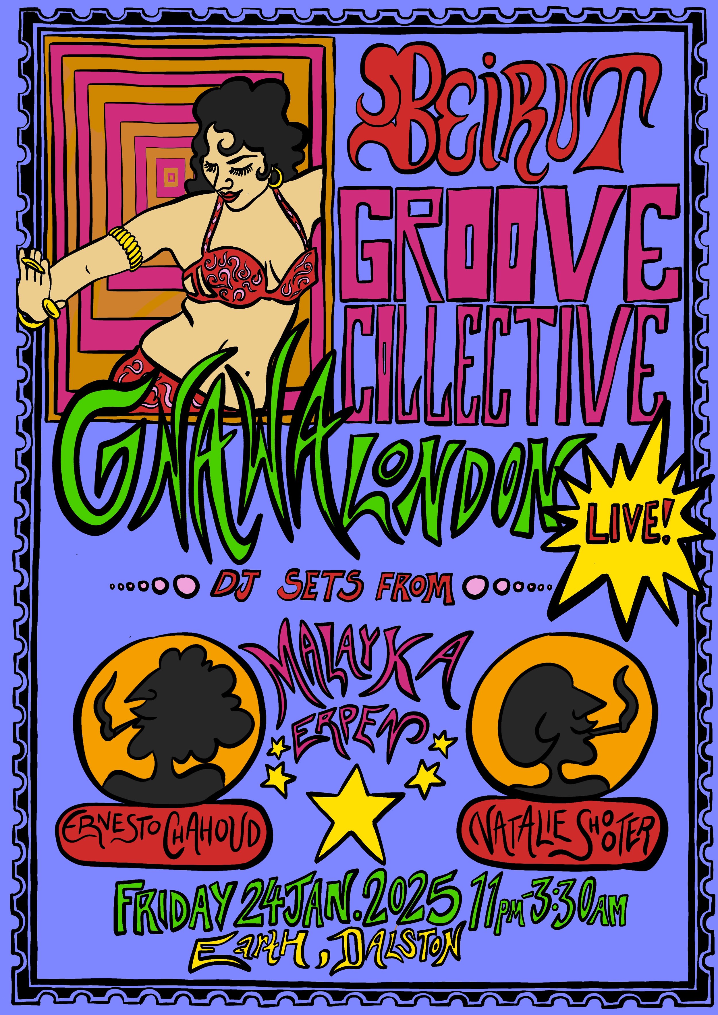 Beirut Groove Collective Poster Collection