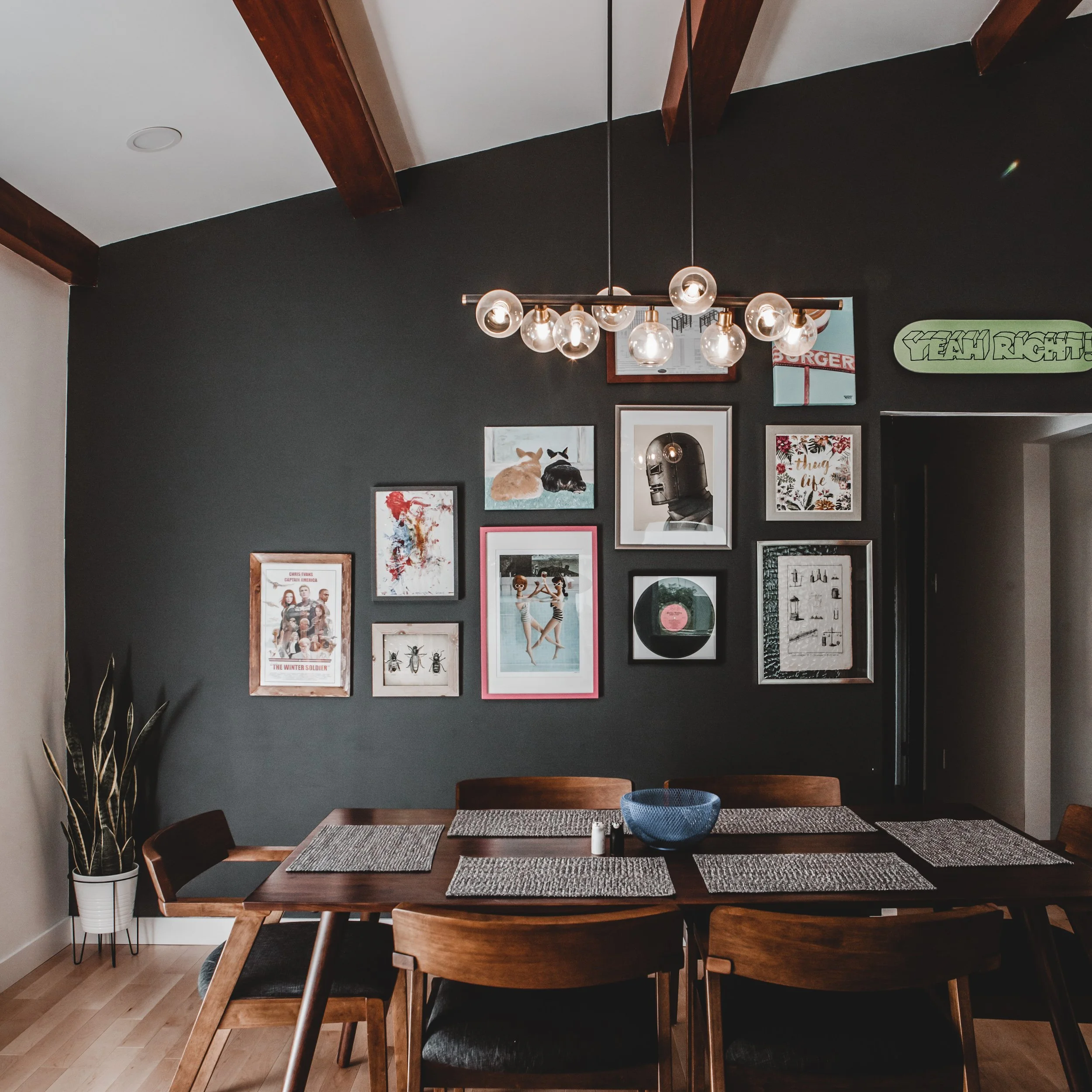 Renovated dining room