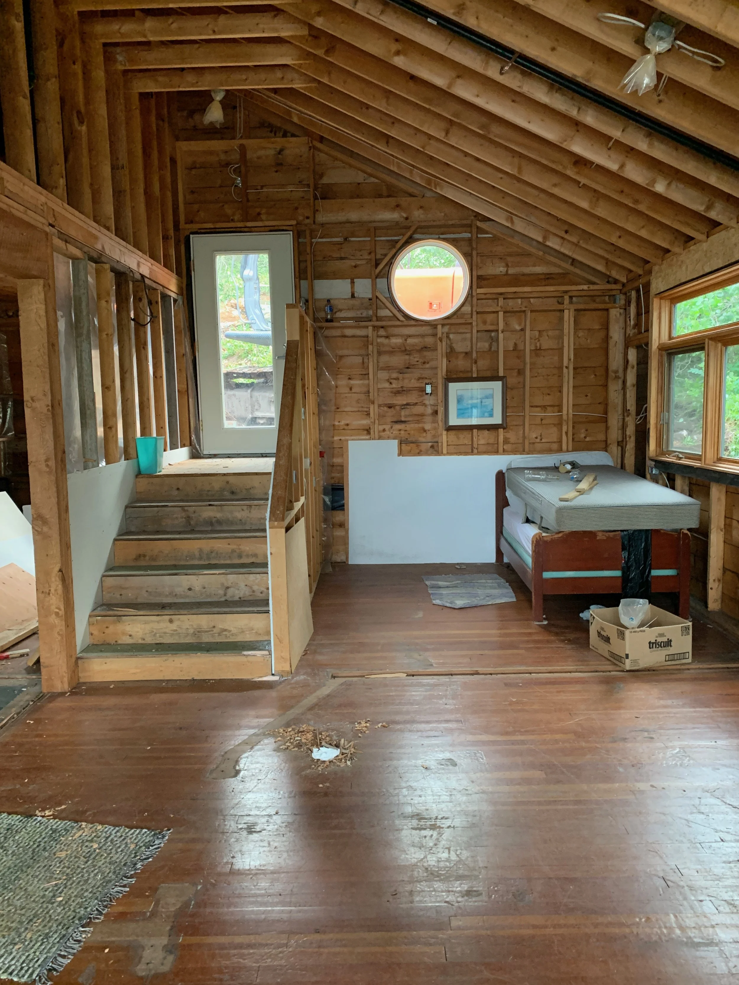 An old cottage, showing entry area