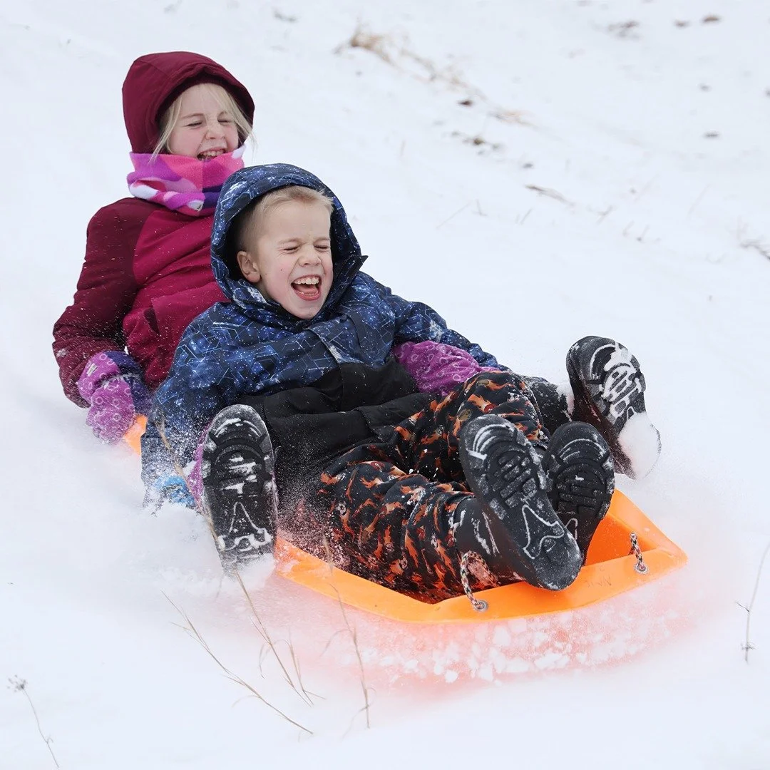 Happy new year! Enjoying winter activities.