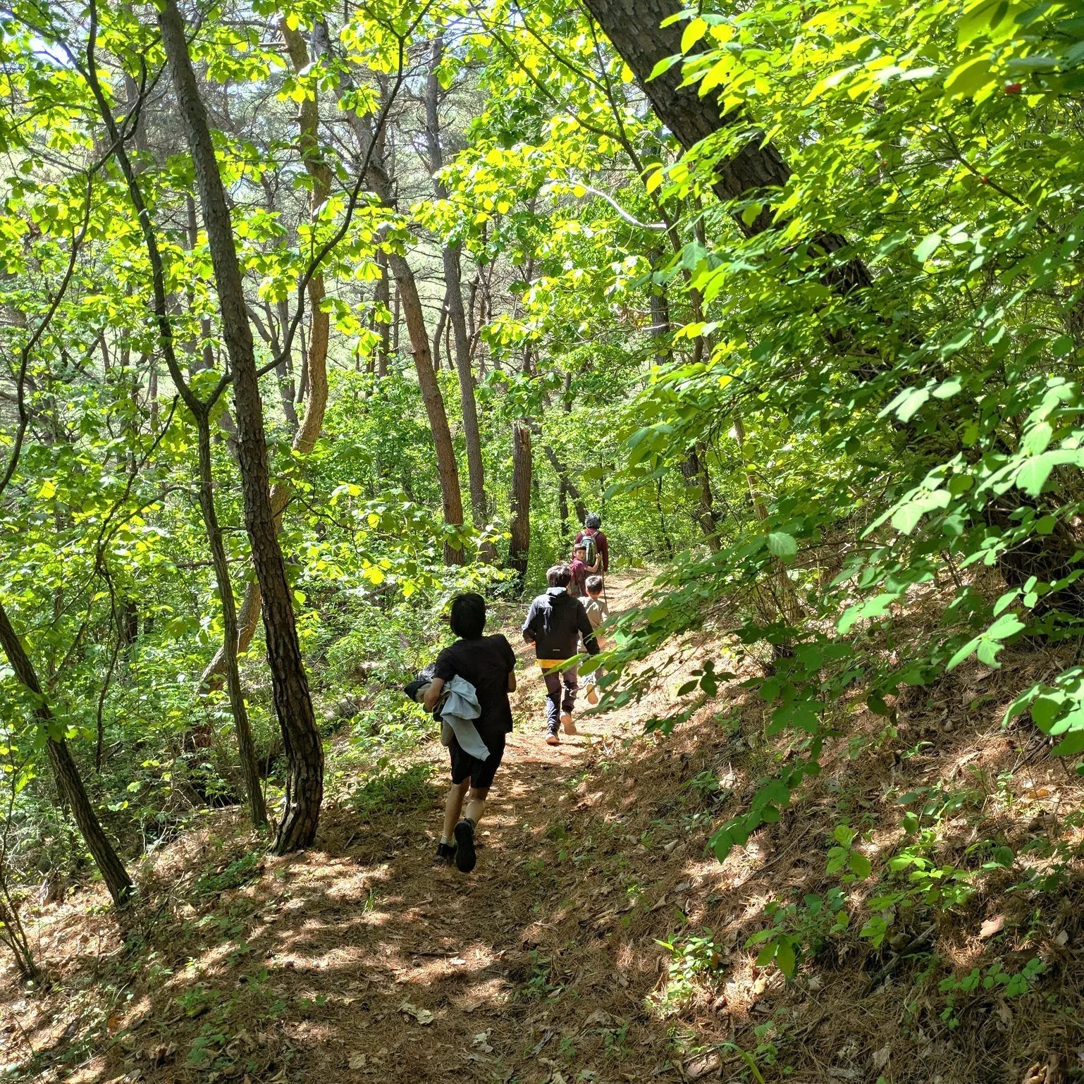 산길이 예쁜 건 아이들이 있어서입니다. 여러분 모두 행복한 어린이날과 어버이날 보내셨길 바랍니다!