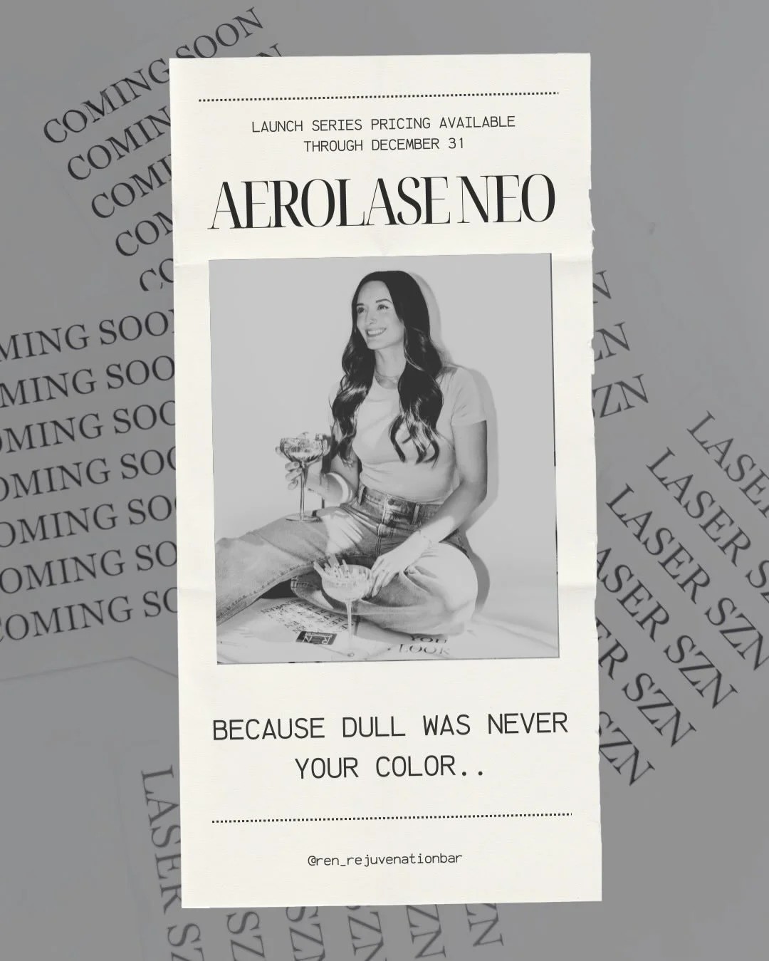 AEROLASE PACKAGES ✨

Three package options, three targeted treatments:

✨ Aerolase ColorCorrect (Pigment Series)
Launch $1350 (Reg $1650)
6 treatments - buy 5 get 1 free 
[melasma, pigment, rosacea]

✨ Aerolase ClearCorrect (Acne/Scarring Series)
Lau