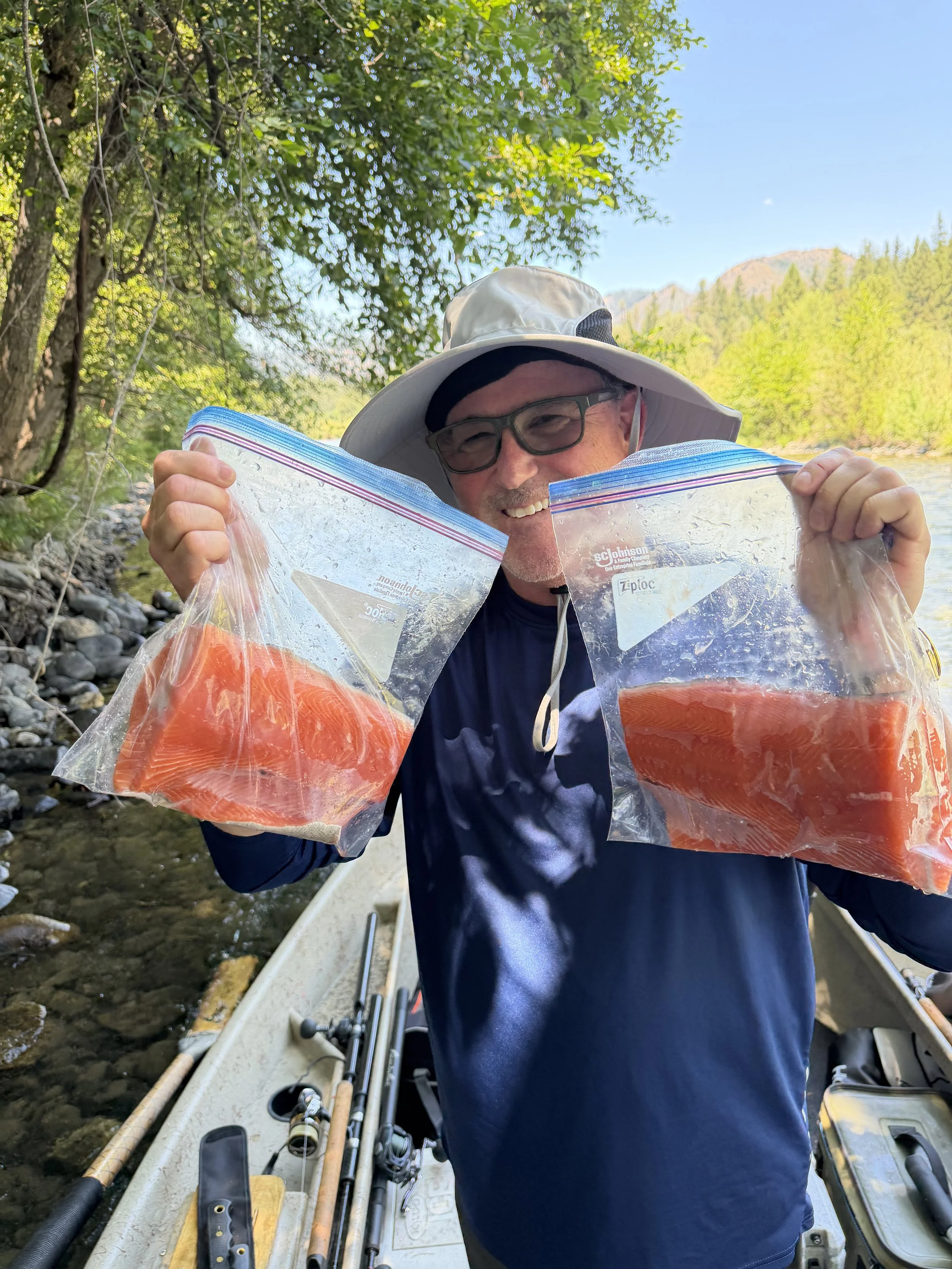 Salmon Season on the Trinity River… the King is Back!!