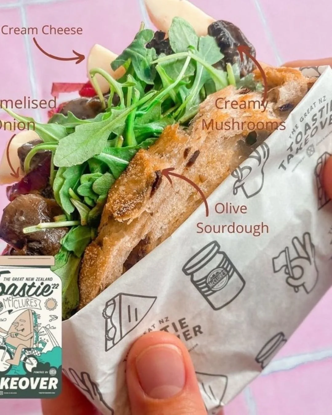 The Nourished Eatery (Tauranga) - Funguy Toastie