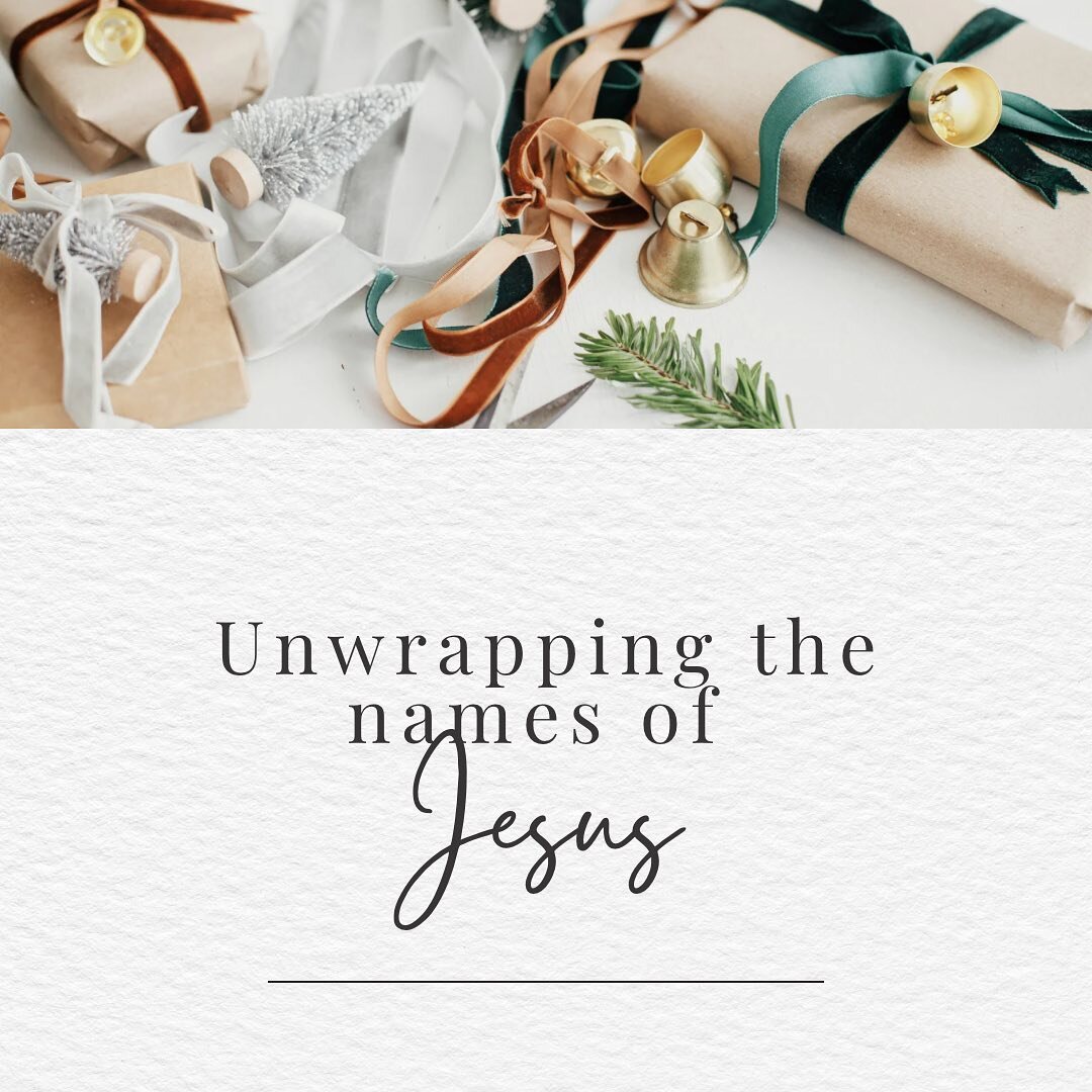 The first Sunday of our advent series &ldquo;Unwrapping the Names of Jesus&rdquo;and we looked at who He says He is in John 10. He is the Good Shepherd. He will come into the darkness, into the wilderness, to bring us to light. He will lay His life d