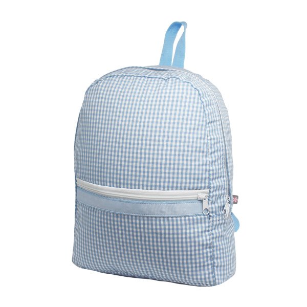 Baby Blue Gingham Medium Backpack.jpeg