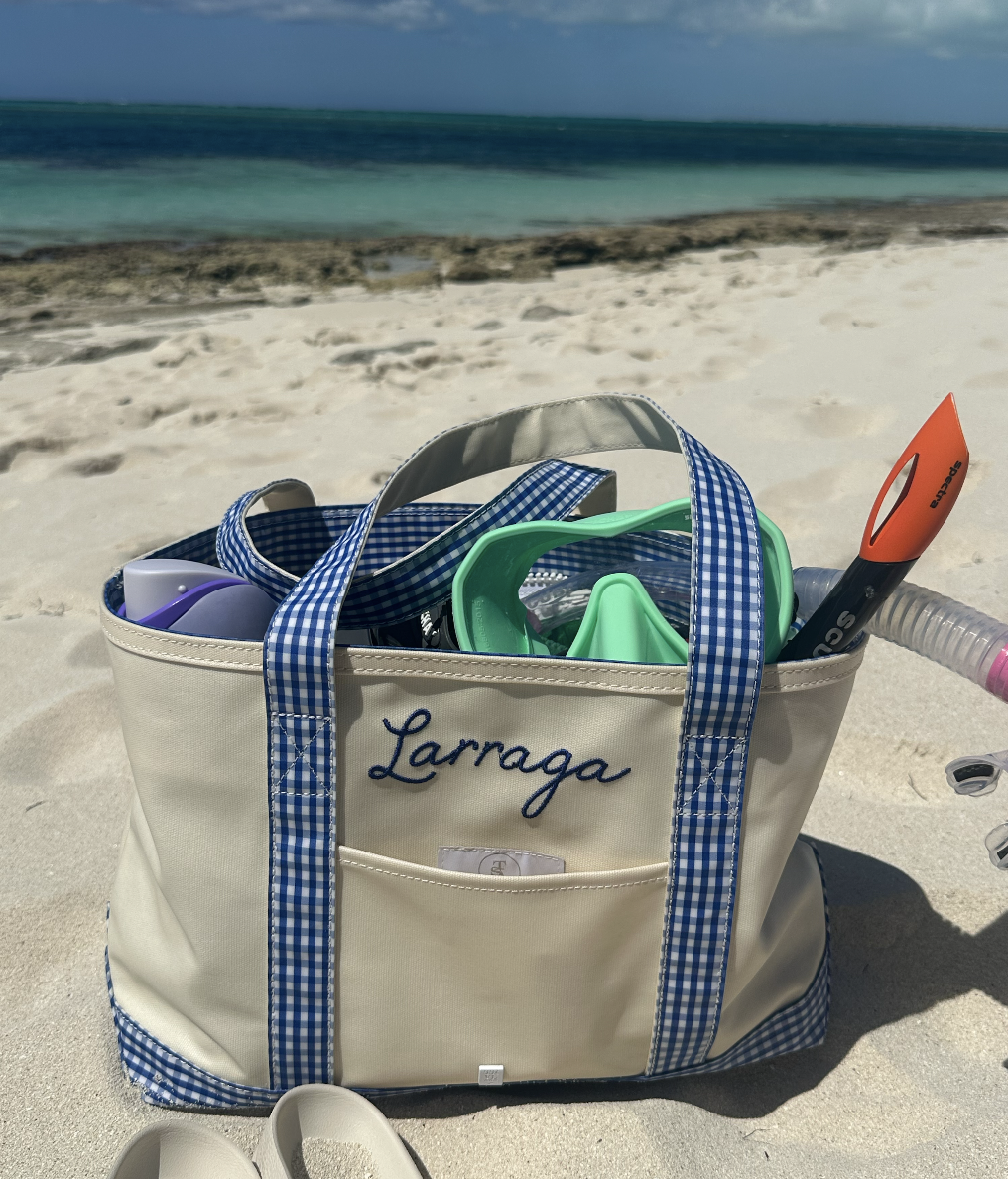 TRVL Medium Tote - Coated Canvas