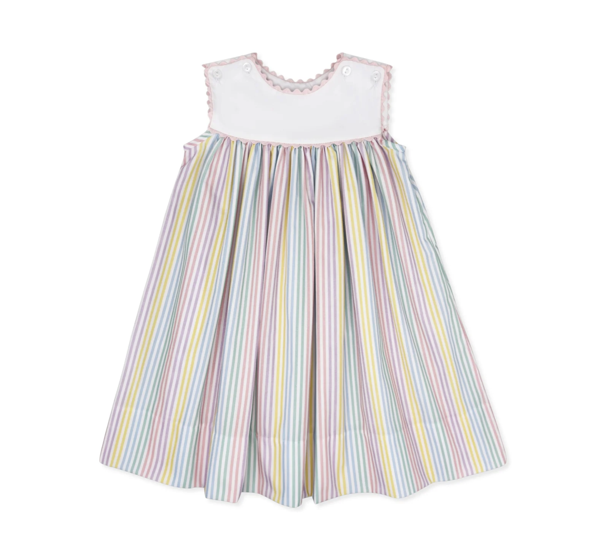 Rainbow Pinstripe Dress