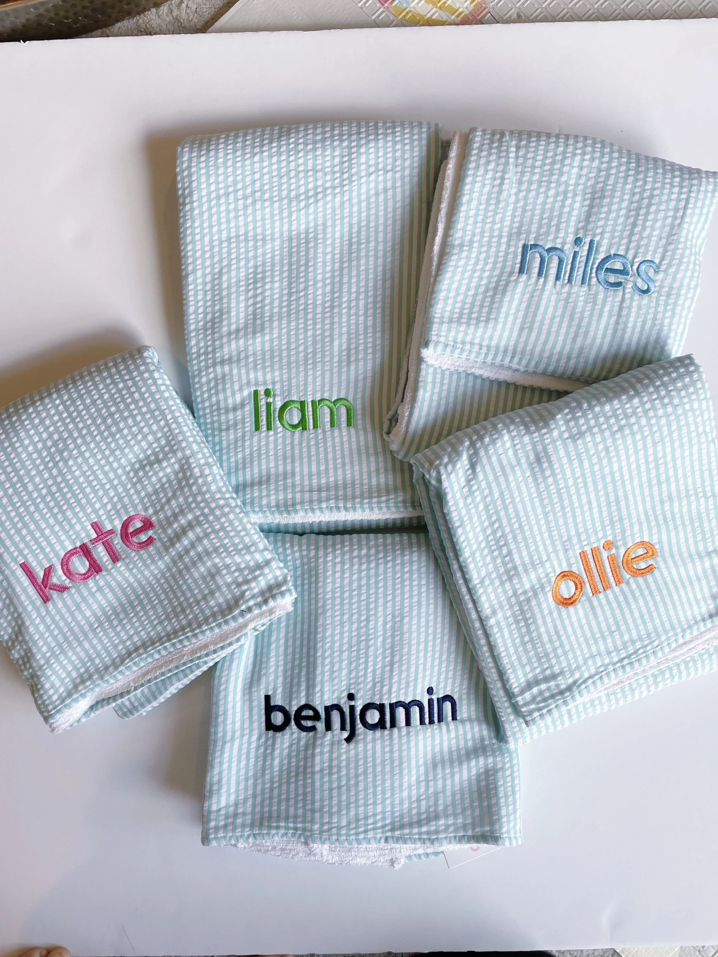 PRE-ORDER Seersucker Towel