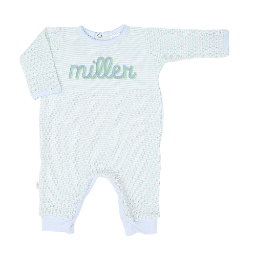 PRE-ORDER Paty Knit Romper with Pima Binding
