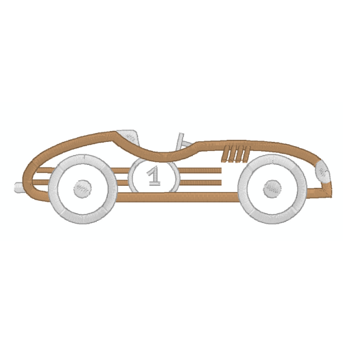 Racecar Applique