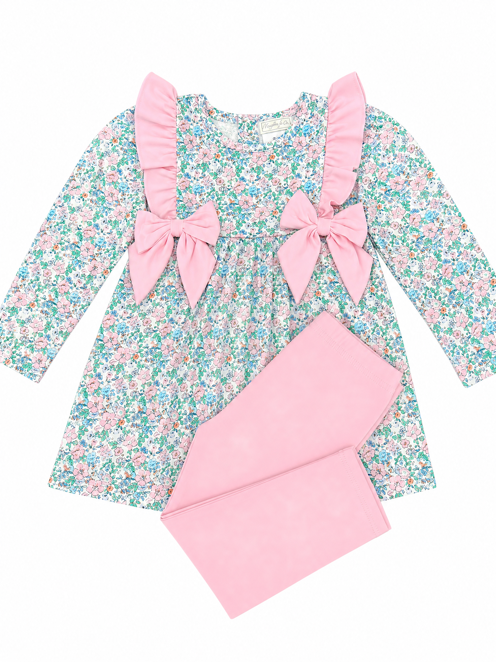 PRE-ORDER Everyday Play Bow Floral Pant Set