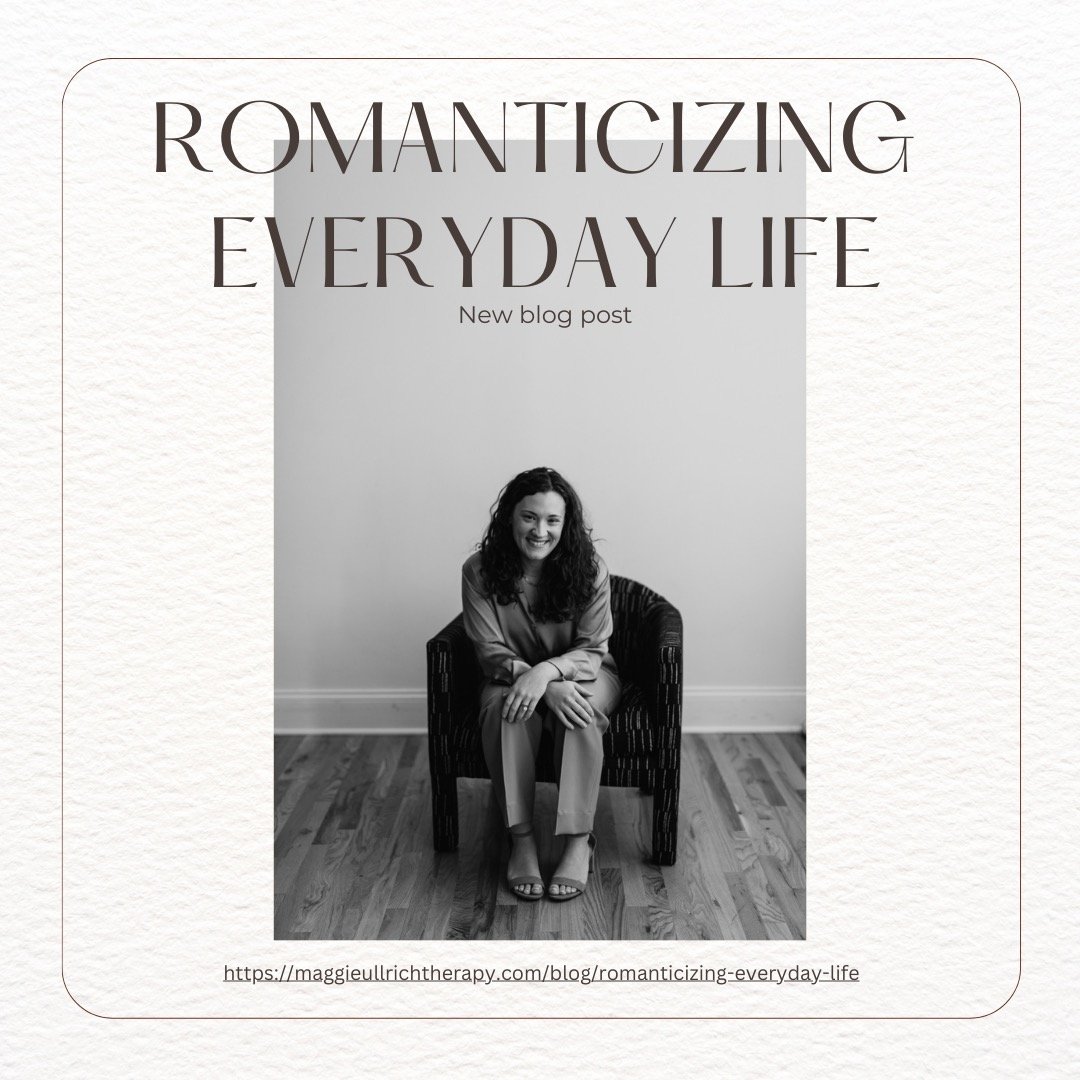 Read my new blog post on a very important topic to me-Romanticizing everyday life

&quot;Romanticizing your life refers to the practice of viewing your everyday experiences through a more idealized, emotionally heightened, or aesthetically pleasing l