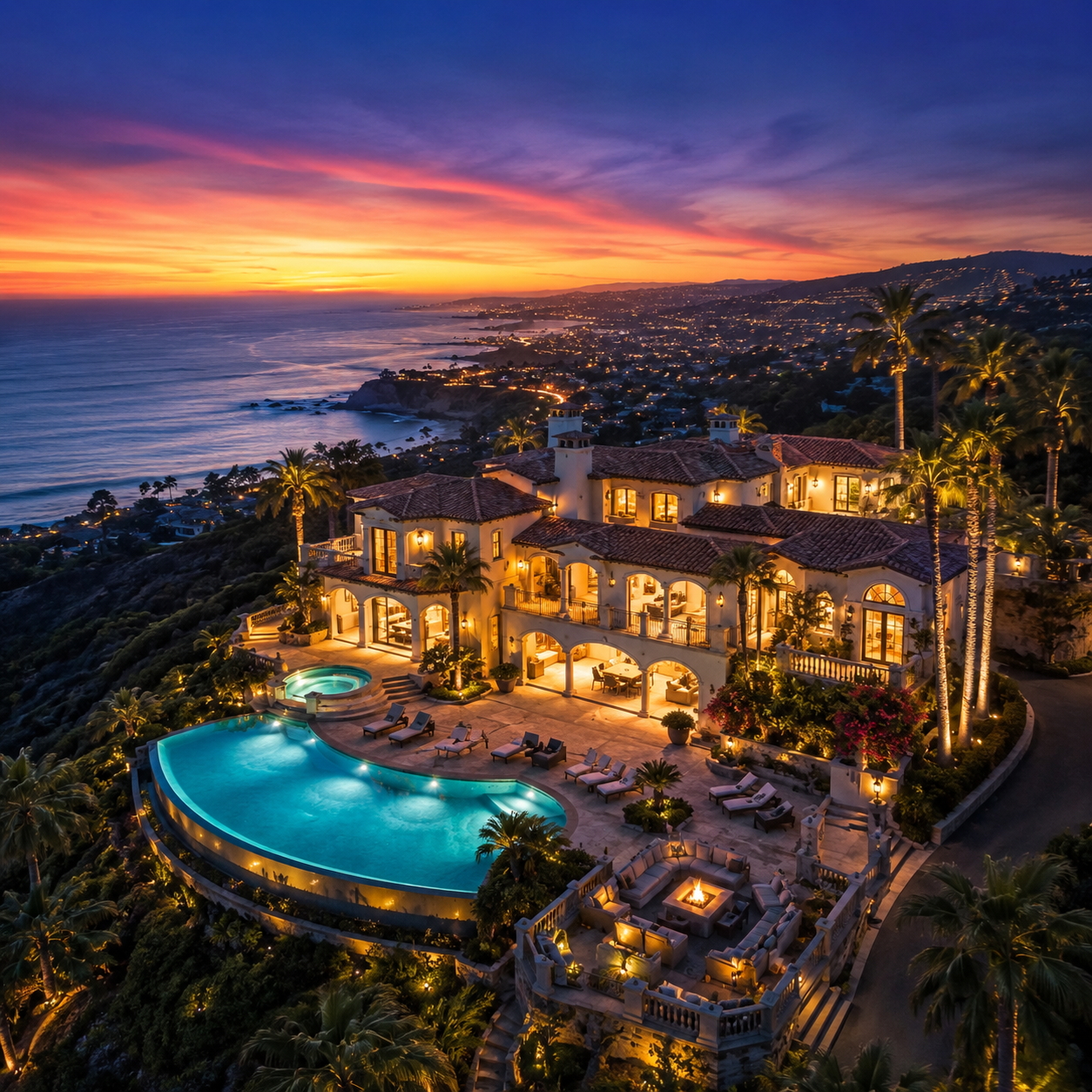 Newport Coast luxury ocean view estate represented by Daniel Sanchez