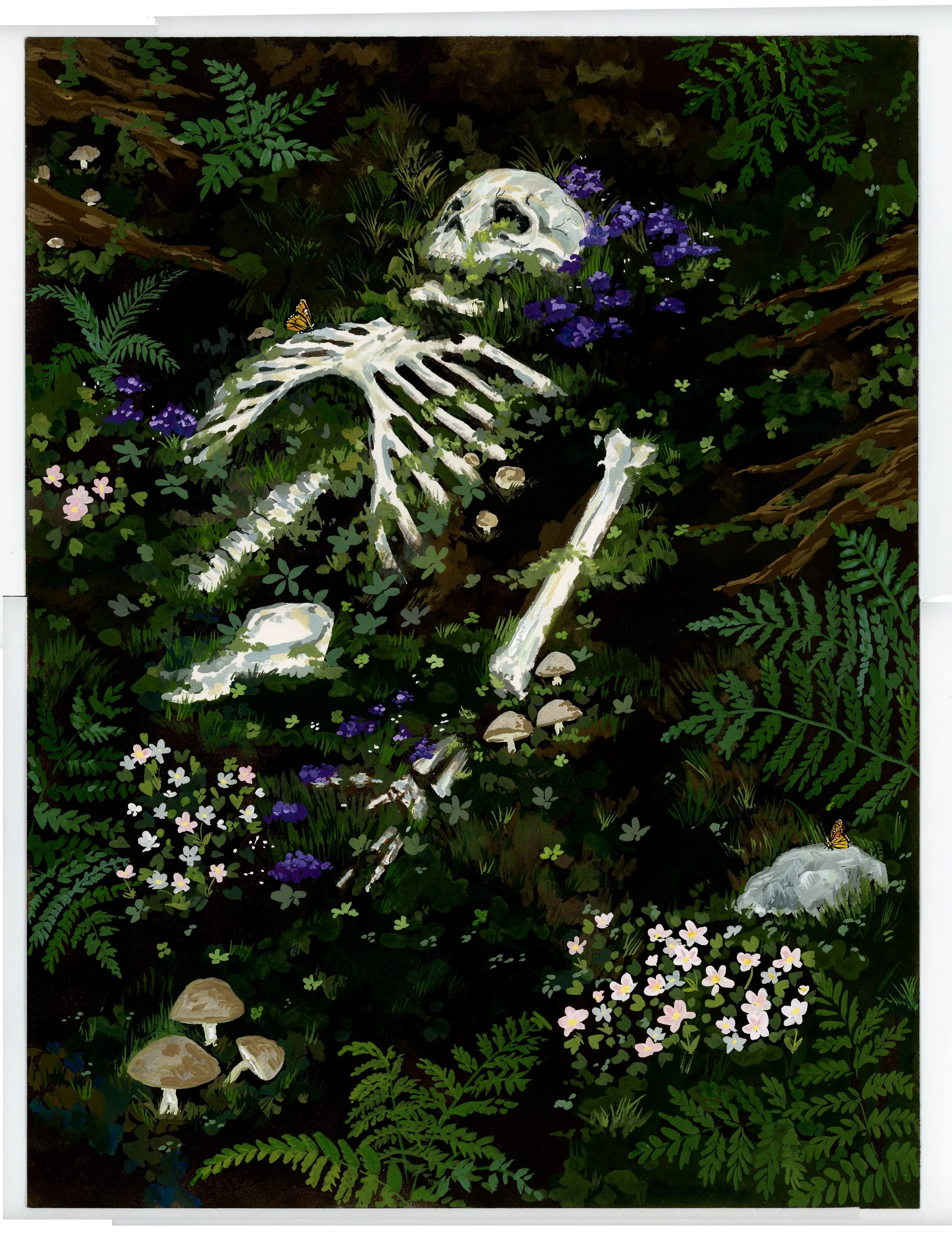 A forest of bones
