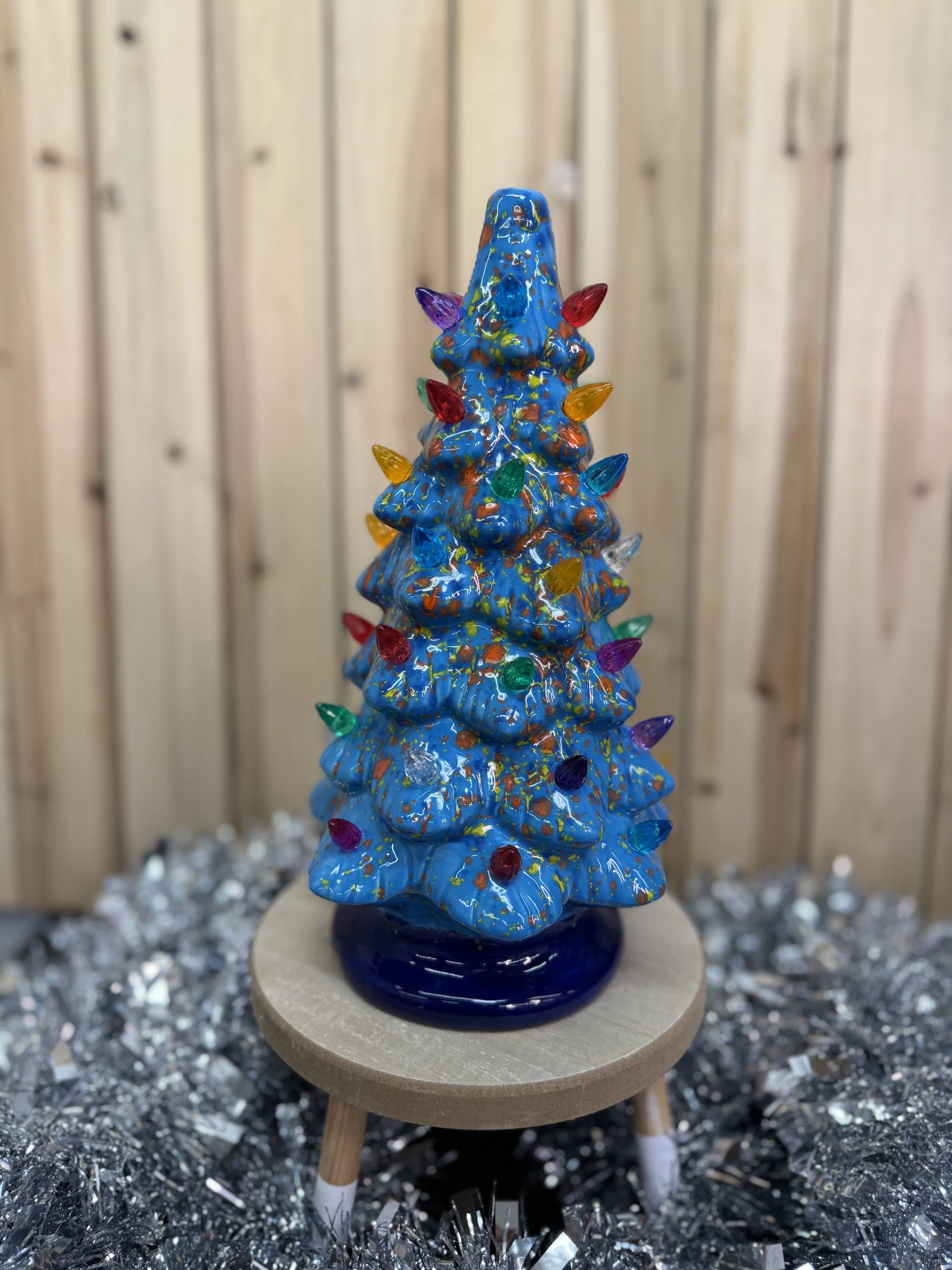 Medium Lighted Tree | Blue Hawaiian