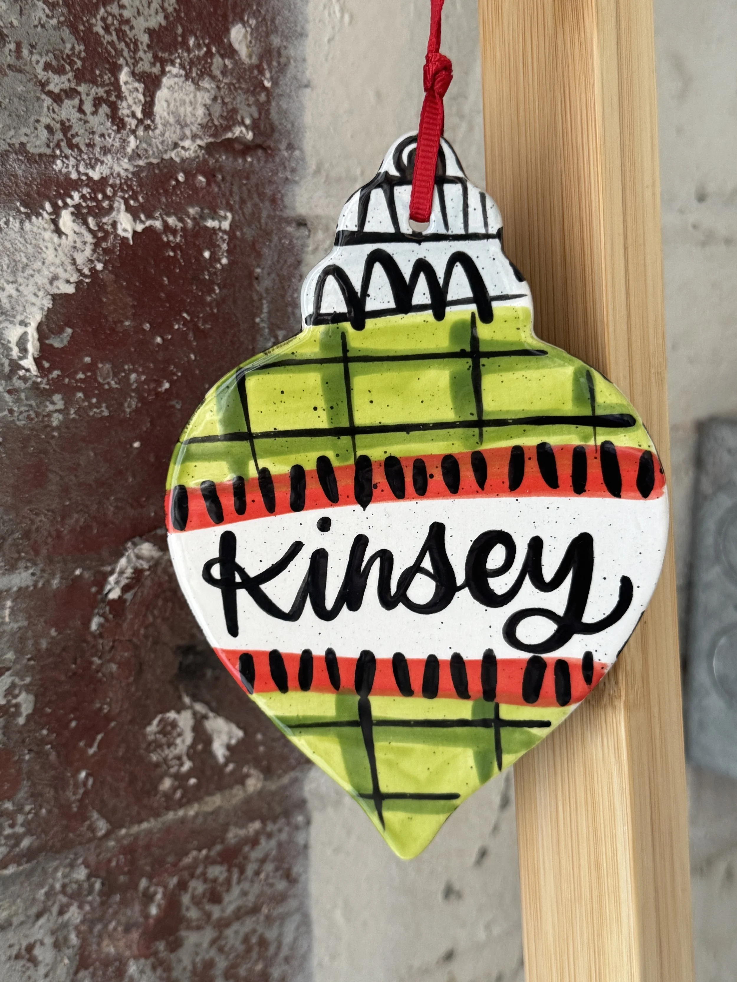 Custom Personalized Ornament | Midcentury Modern