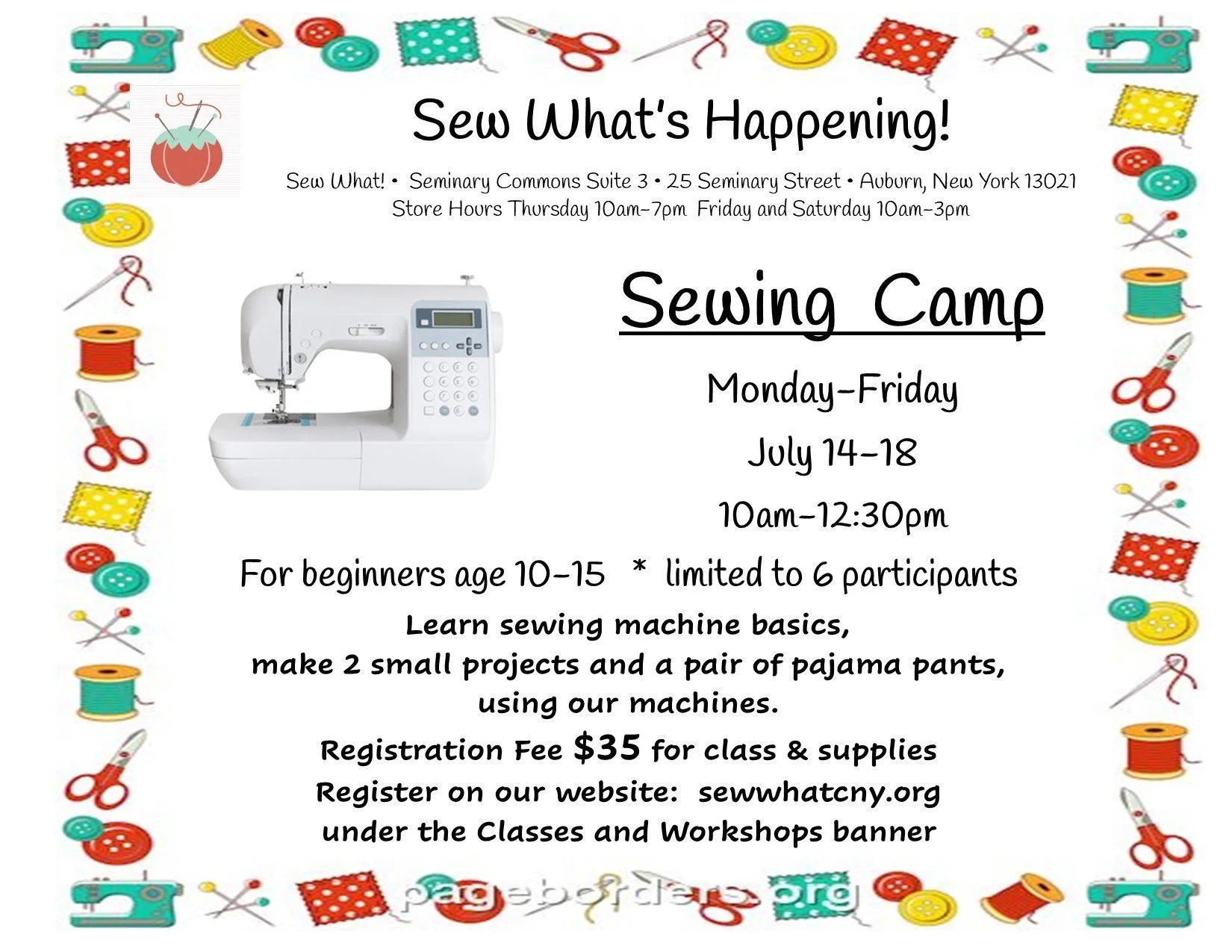 Sewing Camp