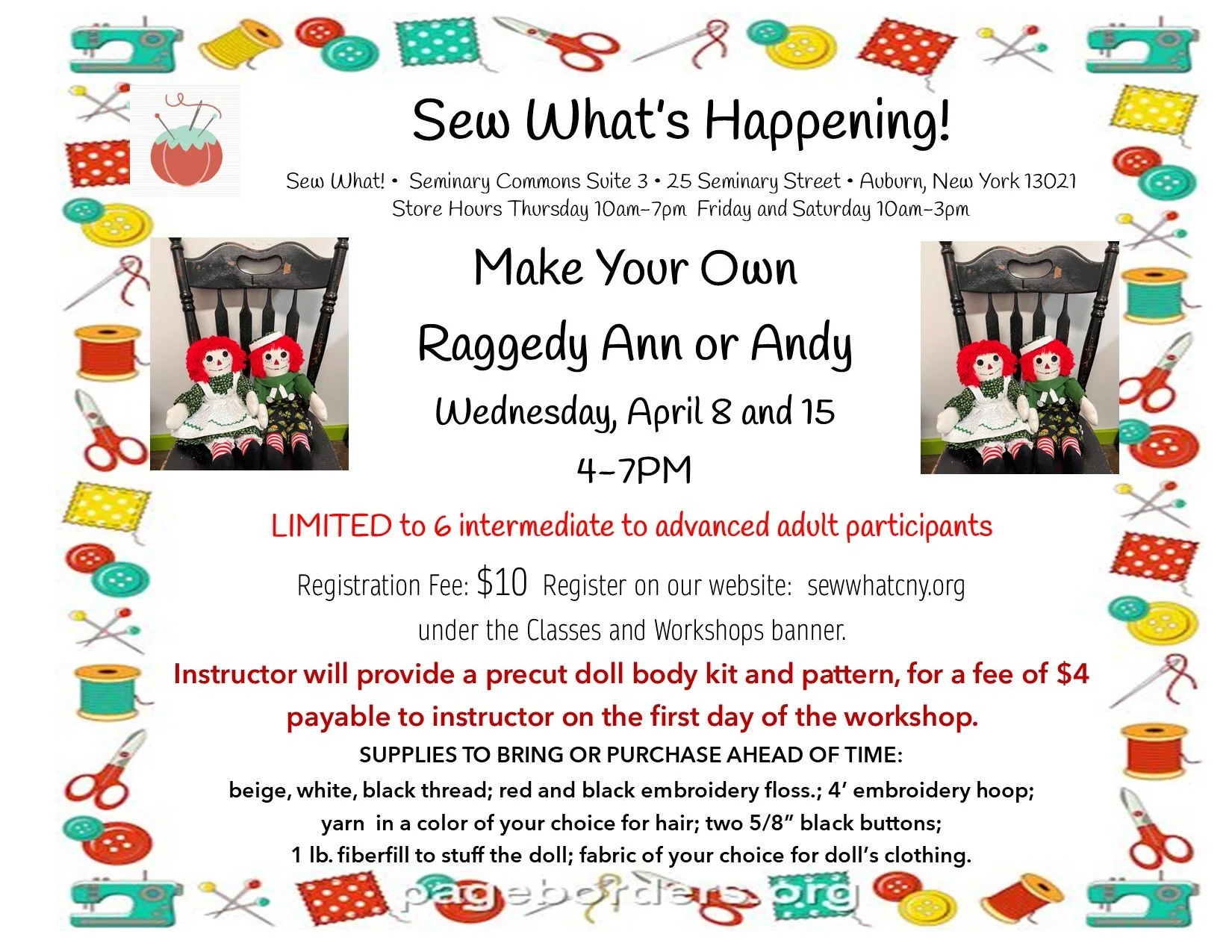 Make Your Own Raggedy Ann or Andy Doll 