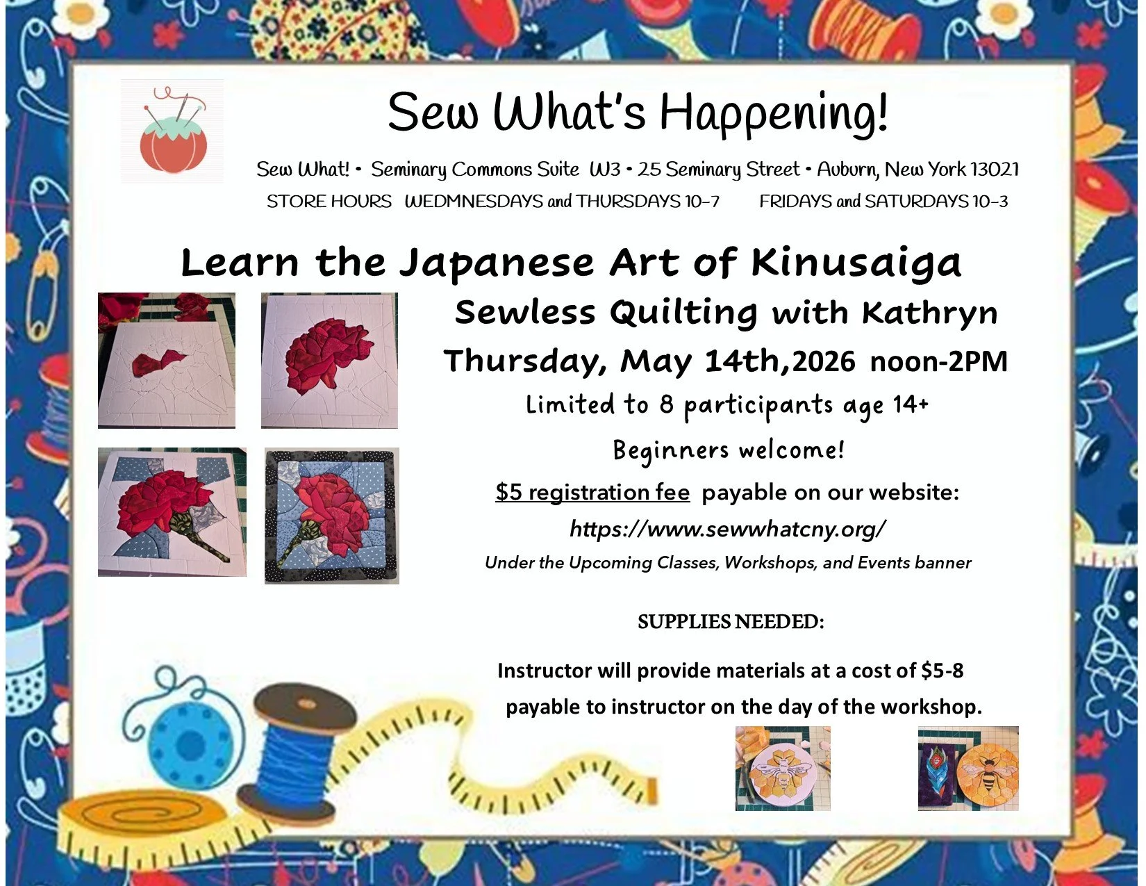 Learn the Japanese Art of Kinusaiga Sewless Quilting