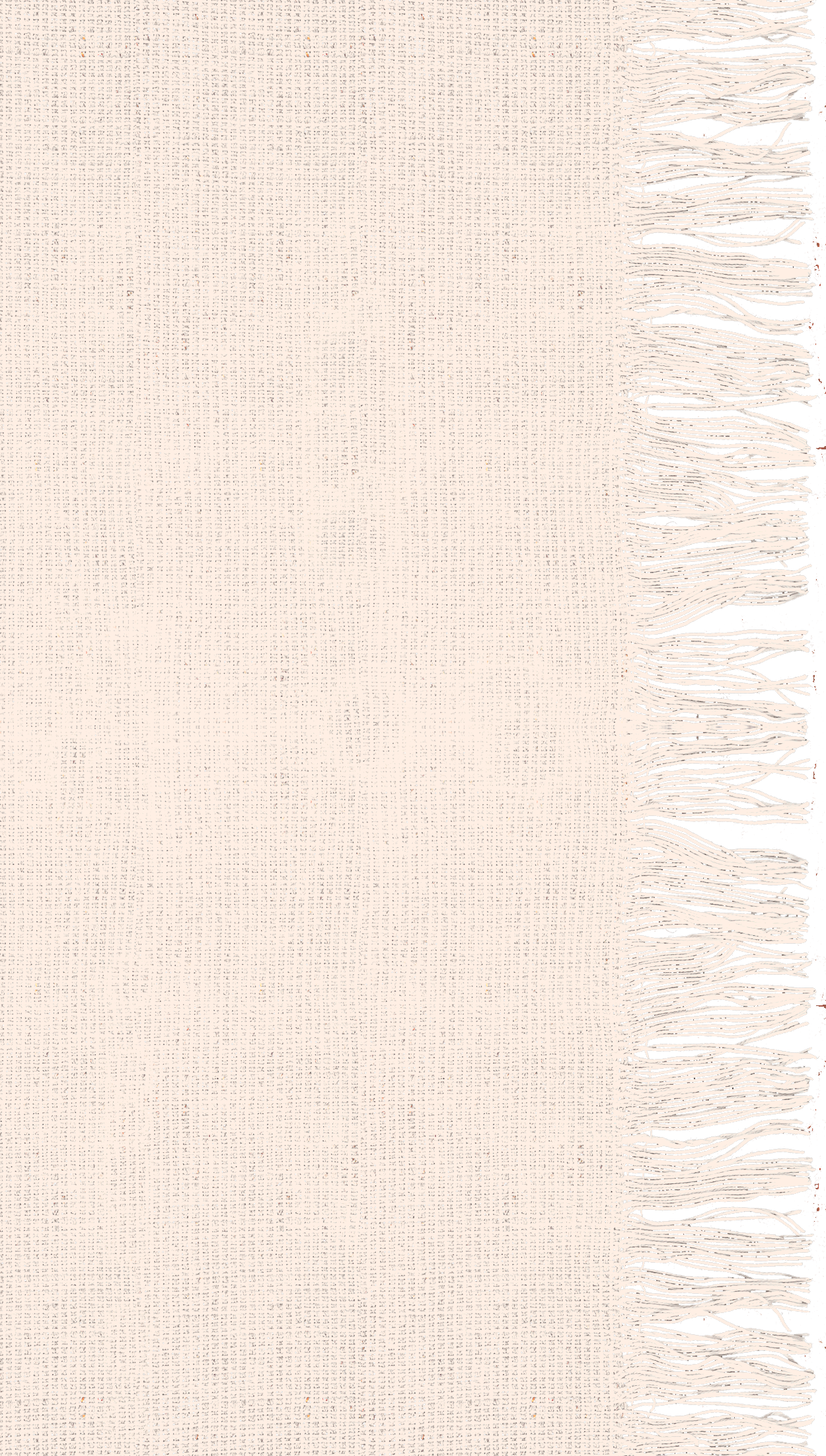 A cream-colored piece of fabric with a frayed edge - Sarah Lazarewicz trauma specialist and somatic therapist in st paul mn