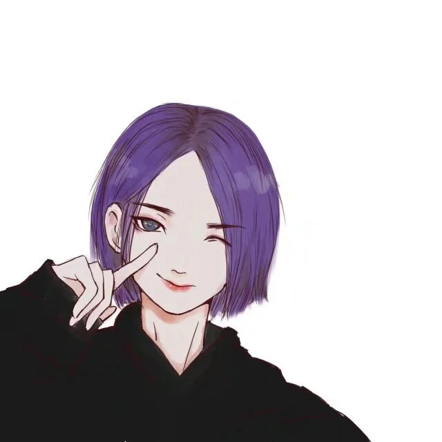 Digital painting of a girl