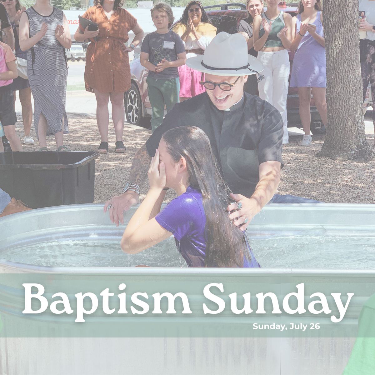 Baptism Sunday