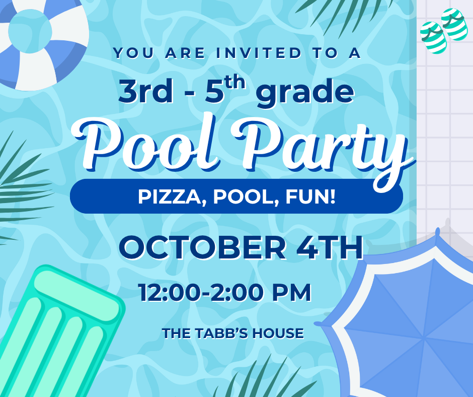 Kids Pizza &amp; Pool Party